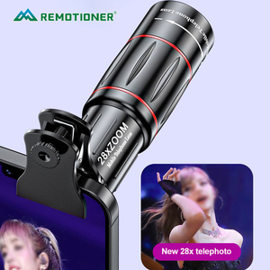 18x/28x/64x4K HD صور الهاتف المقربة تلسكوب خارجي أحادي العين مع محول الهاتف الذكي - Product Image 3