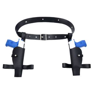 कैदी क्रॉस-बॉर्डर लार्वा क्रॉफ्ट पिस्टल होल्स्टर, वेस्टर्न काउबॉय बेल्ट, चमड़े के दस्ताने, कोस्प्ले पोशाक प्रोप्स एक्सेसरीज - Product Image 5