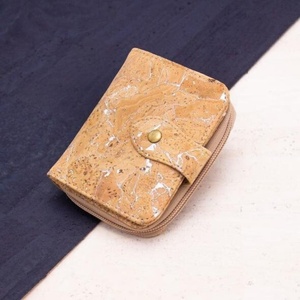 Boshiho Cork Zipper Minimalist <b>Wallet</b> with Card Holder Slim Cork Colorful Flower <b>Rfid</b> <b>Wallets</b> Card Holder Purse for Women - Product Image 5
