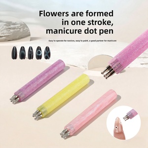 Bolígrafo de Puntitos 5 en 1 con Cabeza de Metal, Bolígrafo de Puntitos para Flores, Manicura, Pintura de Uñas, Herramientas de Arte de Uñas - Product Image 6