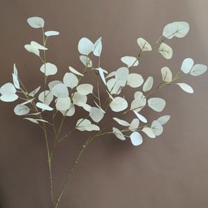 Ramas de Eucalipto Artificial Multicolor al por Mayor, Hojas Artificiales Redondas para Decoración Nórdica del Hogar, Arreglos Florales para Bodas - Product Image 6