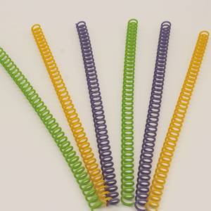 สันห่วงพลาสติกสำหรับเครื่องเข้าเล่ม/สันห่วงพลาสติกหลากสี/สันห่วงพีวีซี - Product Image 5