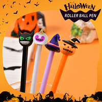 Stylo Gel Halloween 0,5 mm Encre Noire Design Créatif Citrouille Fantôme Papeterie Originale Cadeau pour Enfants École Bureau