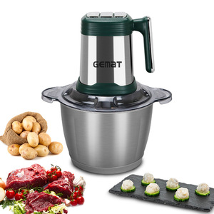 Gemat Food Processor 235x235x320mm Electric Multi Function Meat Grinder <b>Vegetable</b> <b>Chopper</b> Mixer High Efficiency - Product Image 4