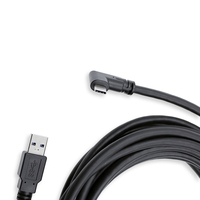 Refaster Quality Assurance 5M VR Link Cable 16 FT Transferencia DE DATOS DE PC de alta velocidad USB 3,0 a C Cable para auriculares VR Meta Quest 3