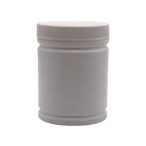 500ml <span class=keywords><strong>HDPE</strong></span> bột nhựa container protein Jar tùy chỉnh xi lanh hình dạng nhãn dán thiết kế chai nhựa - Product Image 1