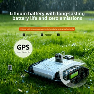 Full Automatic GPS <b>Remote</b> Control App Lawn Mower Smart Positioning With Safety <b>Lock</b> Locking System for Garden Orchard S-192 GPS - Product Image 4