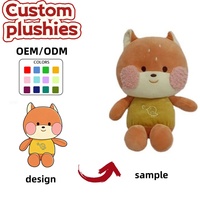 Boneka Kapibara Isi Kapas PP Lembut - Hewan Boneka yang Dapat Dikustomisasi dengan Bunga, Produsen Boneka OEM/ODM