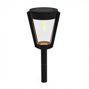 Lampe solaire encastrable au sol, étanche IP64, 800mAh, COB, rétro, avec logo personnalisé, pour l'éclairage paysager de jardin et de cour - Product Image 1