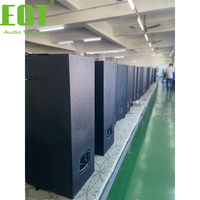 Système de sonorisation professionnel EGT Dual 12 pouces Line Array avec crossover intégré, haut-parleur pour scène, concert et événement