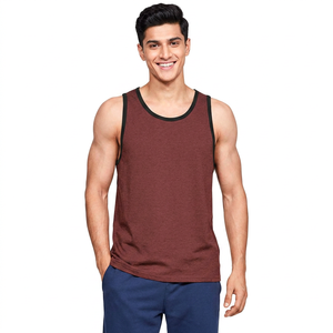 Débardeur pour homme pour l'été, col rond, séchage rapide, fitness en plein air, sans manches, en tissu coton et élasthanne, grande taille, nouvelle arrivée ! - Product Image 1