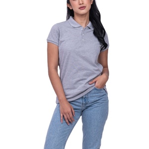 Chemises personnalisées pour femmes en taille plus, décontractées, à manches courtes, en coton, à séchage rapide, pour le golf, avec logo personnalisé, de haute qualité, tricotées - Product Image 2