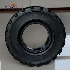 Pneu plein pour chariot élévateur 8.25-16, pneu industriel pour logistique, port, entrepôt, usine, pour chariot élévateur de 3 tonnes - Product Image 4