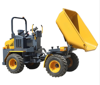 Mini-dumper autoporté H-3000, capacité de 3000 kg, avec benne basculante hydraulique, pour travaux de chantier
