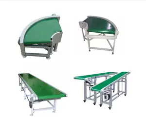 Sentao China Fabricage Roestvrijstalen Transportband Groene Pvc Band Transportsysteem Roestvrijstalen Band Transportband Transportband