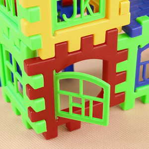 Desarrollo educativo de habilidades preescolares, juguetes de construcción entrelazados de empalme de tallo para niños pequeños, bloques de gofres - Product Image 6