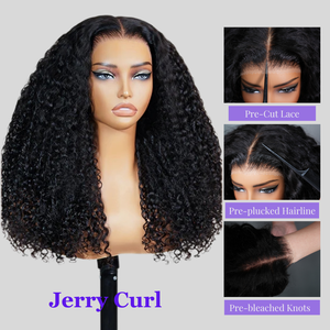 Peluca de Cabello Humano Virgen sin Pegamento con Frente de Encaje HD Precortado 13x6, Ondas Profundas, Peluca con Frente de Encaje 13x4 - Product Image 3
