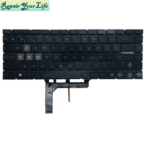Teclado BE belga retroiluminado con IA para MSI GS65 8SE 8SG 8SF Stealth GS65VR MS-16Q2 MS-16R1 16Q1 Q4 PS63 P65 GF63 8RC <span class=keywords><strong>AZERTY</strong></span> - Product Image 1