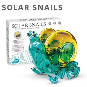 Kit de Bricolage <span class=keywords><strong>Robot</strong></span> Solaire Escargot : Jouet Scientifique Éducatif et Technologique pour Expériences Scientifiques - Product Image 6