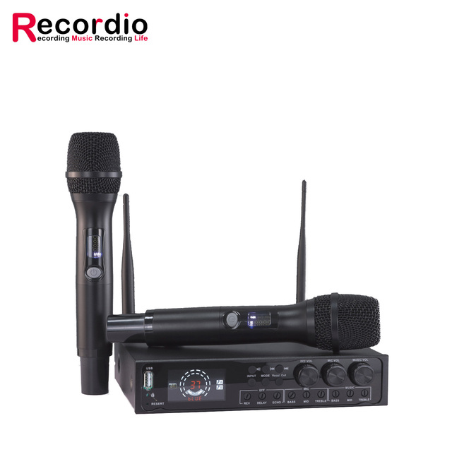 GAW-N223 the Latest Wireless Karaoke Microphone with Echo Effect and BT Function for Home Party