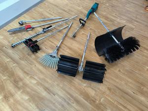 Débroussailleuse électrique sans fil 40V 12 "Scie à perche Taille-haie Débroussailleuse 4-en-1 Outils de jardinage multiples 20V 4Ah <span class=keywords><strong>Batterie</strong></span> 1 * Chargeur - Product Image 4