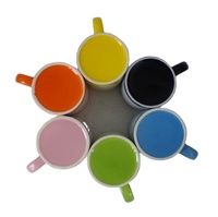 Mug en céramique imprimable par sublimation multicolore