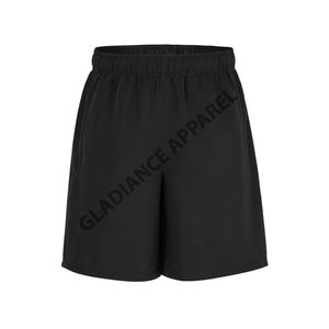 Shorts de sport décontractés pour hommes, taille mi-haute, en nylon et élasthanne tissés, avec fermeture éclair, confortables, respirants, extensibles dans les 4 sens, grandes tailles - Product Image 1