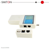 Penguji Kabel Jaringan LAN RJ11 RJ45 USB BNC Jarak Jauh untuk Kabel UTP STP LAN