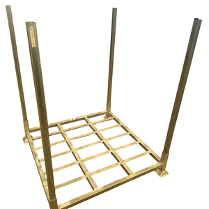 משטחי פלדה כבדים ועמידים למכירה חמה, מדפים ניתנים לערום, משטחי פלדה בהתאמה אישית להובלה בשרשרת קירור - Product Image 1