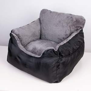 Luxuriöses Wasserdichtes Hunde-Autobett Tragbar Einfach zu Installieren Sicherer Hunde-Autostuhl Schützend Weich Warm Plüsch Kratzfest Waschbar - Product Image 4