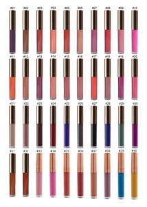 Lipstik <span class=keywords><strong>Matte</strong></span> Cair Tahan Air, Lipstik <span class=keywords><strong>Matte</strong></span> Cair Tahan Lama Merah Beludru Cokelat - Product Image 4