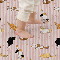 Tapis de yoga pour enfants, résistant aux taches, en mousse haute densité, imprimé animal, stimule l'imagination, vente directe d'usine, imperméable pour la maison