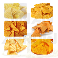 Machine de fabrication de chips Doritos Torotilla Ligne de production de chips de maïs pour la farine de produits céréaliers impliquant des machines à clés Mixer Fryer