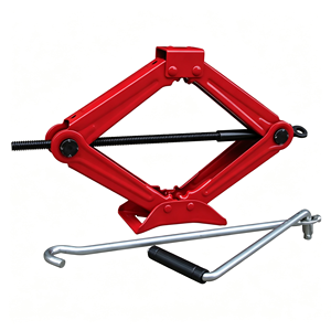 ชุดแม่แรงกรรไกรปรับระดับความสูงได้แบบพกพา พร้อมด้ามจับและกล่องเก็บ - Product Image 4