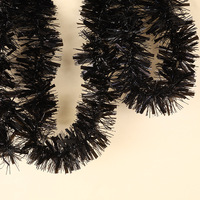 Guirlandes en plastique à feuilles pointues transfrontalières pour décorations de mariage, fournitures de fête, décorations de rampe d'escalier, utilisation en intérieur