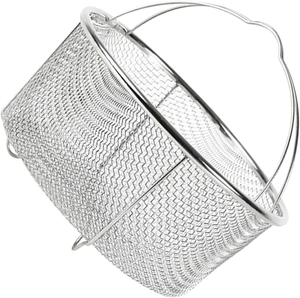 Edelstahl draht Mesh Frying <span class=keywords><strong>Basket</strong></span> Herstellung Hot Selling Net Sieb Friteuse Korb für Zuhause/Restaurant mit - Product Image 1