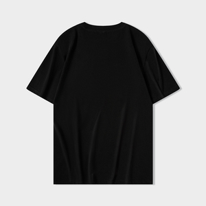 Camiseta Oversize Bordada con Gallo para Hombre, 100% Algodón Lavado, Estilo Jersey, Manga Corta, Estilo Chino, Streetwear - Product Image 2