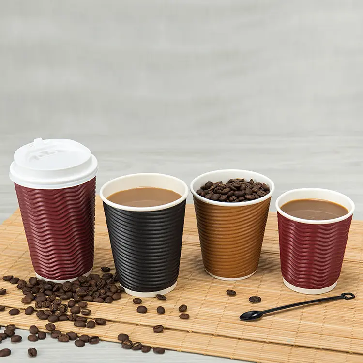 Özel baskılı yüksek kaliteli sıcak satış tedarikçileri Dubai kahve kağıt bardaklar