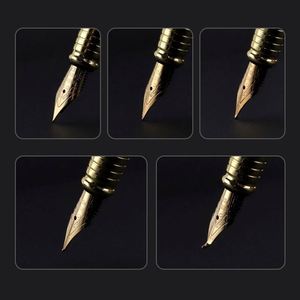 Pluma Estilográfica de Metal de Alta Gama, Pluma Estilográfica de Lujo para Hombre con Diámetros de 0.38/0.5/0.7/1.0mm, para Negocios y Oficina - Product Image 4