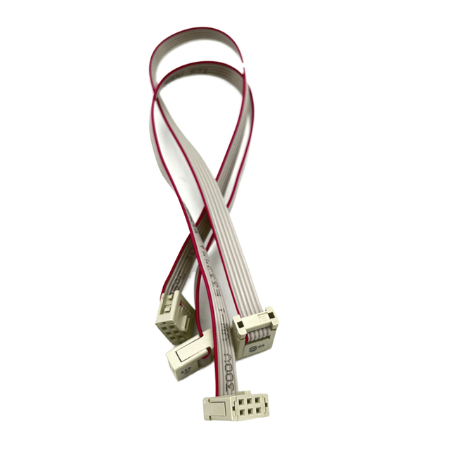 Custom UL2651 6-Pin IDC Flat Ribbon Cable Assembly 1.27mm 2.0mm 2.54mm Pitch Connector Wiring Harness