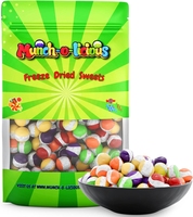 Dulces liofilizados impresos personalizados Caramelos de goma Mylar Bolsas Café Chocolate Galletas Snack Dulces liofilizados Bolsas con cremallera