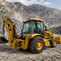 Nouvelle Arrivée, Hautes Performances, Chargeuse sur Pneus 4x4 CAT420F 430F 420F2 423 416, 8 tonnes, 75 kW, Capacité de la benne de 1,7 m³