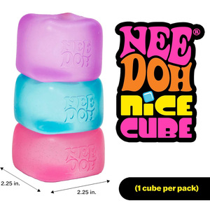 Multi Sensory Cube Squeeze Toy Soft <b>Squishy</b> Fidget Toy Stress Relief Vent Decompression Toy For Kids Adults - Product Image 1