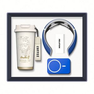 Juego de Regalo Personalizable de Taza de Café de Acero Inoxidable de 500 ml con Masajeador de Cuello, Empaque en Caja de Color Personalizada para Promociones - Product Image 6