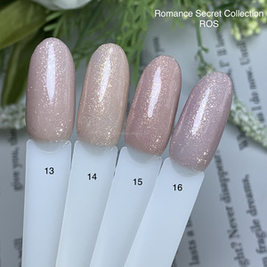 Deroi fabbrica all'ingrosso campione gratuito prodotti di bellezza gel luccicante di colore chiaro smalto per unghie gel uv con etichetta privata - Product Image 3