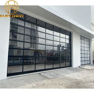 Portes <span class=keywords><strong>de</strong></span> <span class=keywords><strong>garage</strong></span> en verre sectionnel trempé à vue complète en alliage d'aluminium à usage commercial <span class=keywords><strong>de</strong></span> haute qualité <span class=keywords><strong>pour</strong></span> magasin d'affichage <span class=keywords><strong>de</strong></span> voiture - Product Image 6