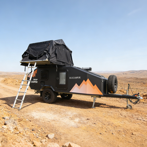 Remorque de camping-car en forme de larme prête pour l'aventure, conçue pour le tourisme tout-terrain en Australie - Product Image 4