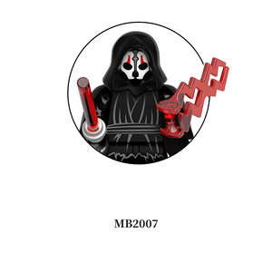 MB2007-2010 Misterioso Guerriero Oscuro e Cavaliere Femminile, Blocchi da Costruzione, Figurine a Tema Leggenda Galattica, <span class=keywords><strong>Mini</strong></span> Action Figure, Giocattolo in Mattoncini - Product Image 5