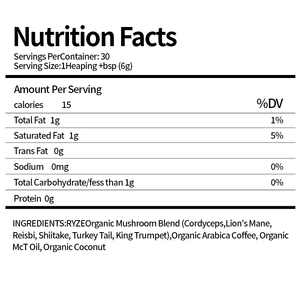 Кофе в порошке с грибами 180г, растворимая кофейная смесь с кордицепсом и рейши для улучшения энергии, концентрации, пищеварения и иммунитета, для взрослых, сертифицировано GMP - Product Image 2