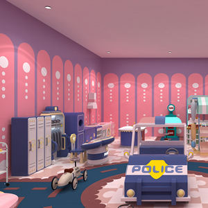 Maison <span class=keywords><strong>de</strong></span> jeu intérieure pour enfants Équipement <span class=keywords><strong>de</strong></span> terrain <span class=keywords><strong>de</strong></span> jeu intérieur Scène <span class=keywords><strong>de</strong></span> commissariat <span class=keywords><strong>de</strong></span> police en bois et en mousse pour les jeux <span class=keywords><strong>de</strong></span> rôle Policier Amusement <span class=keywords><strong>de</strong></span> prison en plastique Jeu <span class=keywords><strong>de</strong></span> simulation en bois - Product Image 1